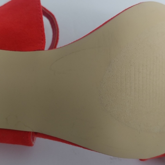 JustFab | Reeta in Red Wrap Heels 8.5 - Picture 6 of 6